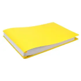 526640 11x17 Inc. Report Cover Pressboard Binder Poly Panels Includes Fold-over Yellow