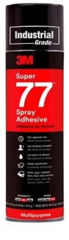 77-super-24oz 3m 021200-96315 - Spray Adhesive 24 Fl Oz Pack Of 12