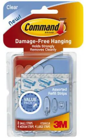 17200clr-es 3m Company 6 Pack Assorted Clear Adhesives Refill