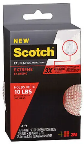 Rf6741 3m Company Extreme Fasteners Black 1- Inch X 4-ft