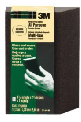 Cp-041na 3m 24 Pack - Large-area Flexible Angled Sanding Sponge Medium 4-7/8x2-7/8x1-in Cp
