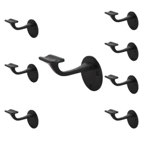 A29 646791196951 Set Of 8 Heavy Duty Metal Handrail Brackets Cast Iron Hand Railing Fo