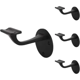 965916-bpc-s4 A29 Set Of 4 Heavy Duty Metal Handrail Brackets-cast Iron Hand Railing