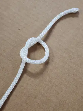 18625 Aamstrand Ropes & Twines 100 Feet - White Nylon Rope 1/4 Inch Solid Braid Braided Thick Stong