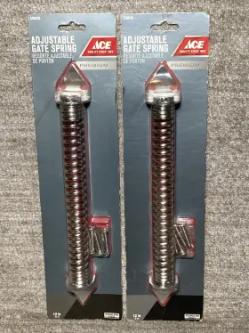 5398466 Ace Lot Of 2 - 12 Inch Gate Door Spring Stainless Steel New
