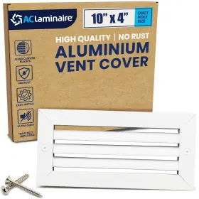 Aclaminaire 709881547194 Fits 10 Inch X 4 Duct Hole 11.6 5.6 Face - Aluminum Return Grille Rust-fr