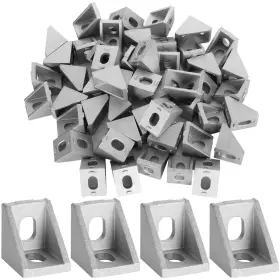 Aconnet 696629693398 2020 Corner Bracket 40pcs Aluminum Extrusion Right Angle T Slo