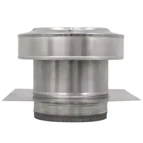 Active Ventilation 313026992946 8 Inch Diameter Aluminum Round Back Roof Jack In Mill Finish With 4 Collar 2