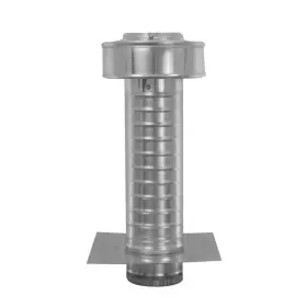Active Ventilation 744110716771 4 Inch Dia. Aluminum Keepa Roof Jack With 2 Tail Pipe In Mill Finish
