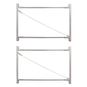 Adjust-a-gate 842372156462 Steel Frame Anti Sag Impervious To Fade And Rust Adjustable Building Kit W