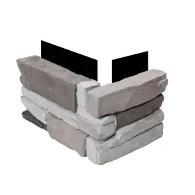 Adorn 852146003632 1.75 Inch X 6 Colorado Gray Stone Veneer Siding Corners