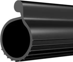 250210 Aggsound 10ft 0.19 Inch P-bulb Epdm Rubber Garage Door Bottom Seal Weather Black