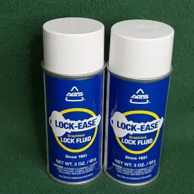 Agsle5 Ags Company Lock-ease Graphite Spray 3oz. Each Can Qty 2 Pack