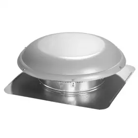Air Vent 445018291256 144 Sq. Inch Nfa Galvanized Round-top Roof Louver Static In Mill 1 Per Cart