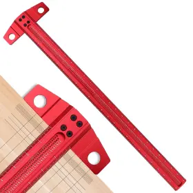 Aiwons Art-001 T-square Woodworking Ruler - 24 Inch Architect Precision Marking For Ca