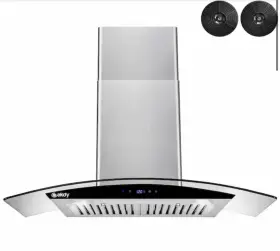 1002980250 Akdy Rh0410 30 Inch 217 Cfm Convertible Wall Mount Range Hood In Stainless Steel