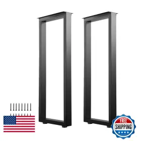 Allcos B0dm84bz58 40 Inch Metal Bar Table Legs Heavy Duty Dining Leg Adjustment Feet