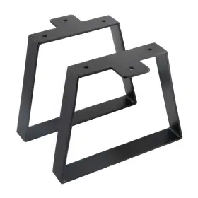 B09w27dxny Alxeh 8 Inch Trapezoid Table Legs Black Diy Furniture Metal For Coffee