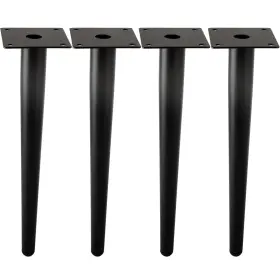 B0d9rtqt83 Alxeh Straight Furniture Table Legs 20 Inch Round Tapered Metal