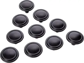 Amazon Basics 841710161779 Straight Top Ring Cabinet Knob 10 Pack Oil Rubbed Bronze