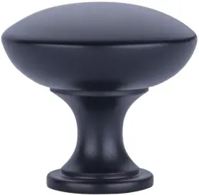 Amazonbasics 841710161069 Round Cabinet Knob 1.18 Diameter Flat Black 10 Pack