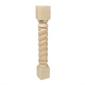 5apd10814 American Pro Decor Kitchen Island Leg 5 Inch X35-1/4 Solid Hard Maple Rope Wood
