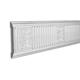 5apd10981 American Pro Decor 1-3/8 Inch X7-7/8 X96 Frieze Moulding Leaf Polyurethane In Primed White