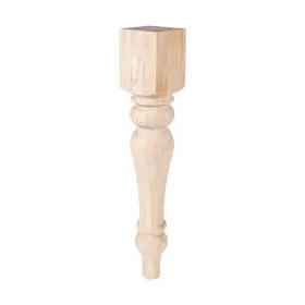 5apd11905 American Pro Decor Kitchen Island Leg 28-1/2 Inch X5 Paintable Hardwood Farmhouse