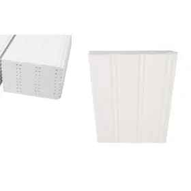 5apd12032 American Pro Decor 3/8 Inch X5-1/4 X96 Interlocking Beaded Wainscoting Plank 10-pack