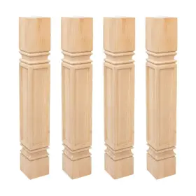 5apd12146 American Pro Decor Columns Accessories 35.25 Inch X5 Unfinished Solid North
