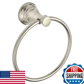 7052190.295 American Standard B07pzwtwc9 Delancey Towel Ring Brushed Nickel
