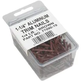 7709019 Amerimax 049821779900 Home Products 1-1/4-inch Trim Nails Brown