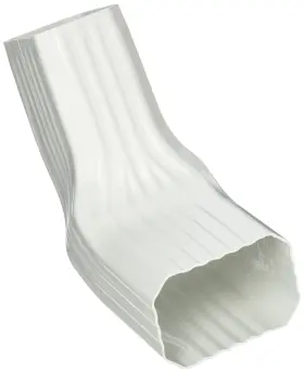 37064 Amerimax Transition Elbow Vinyl White