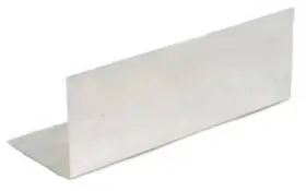 68708bx Amerimax 100 Pack - Prebent Flashing Shingle Mill Finish Aluminum 4x4x8- Inch