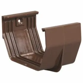 T1505 Amerimax 718448115056 25 Pack - Gutter Slip Joint Connector Contemporary Vinyl Brown 5- Inch