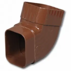 Amerimax 718448716284 Side Gutter Elbow Vinyl Brown 2 X 3- Inch - M1628hp