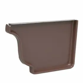 2520619 Amerimax Home Products 15 Pack Gutter End Cap Right Brown Aluminum 5- Inch