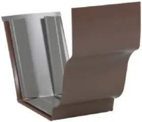 2520919 Amerimax Home Products Gutter Slip Joint Connectors Brown Aluminum 5- Inch