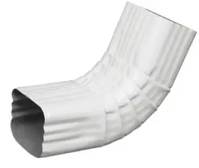 27064 Amerimax Home Products 30 Pack Gutter Front Elbow Style A 75 Degree White Aluminum 2 X 3- Inch