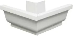 27202 Amerimax Home Products Gutter Outside Mitre White Aluminum 5- Inch