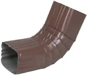 4526419 Amerimax Home Products 10 Pack Gutter Front Elbow Style A 75 Degree Brown Aluminum 3x4- Inch