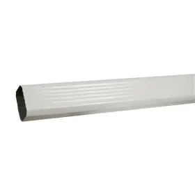 Amerimax Home Products 744759777836 3 Inch X 4 10 Ft. High Gloss 80 White Aluminum Downspout