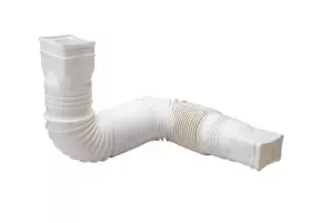 85010 Amerimax Home Products Expandable 25-55 Flex Drain Downspout Extension Rain Pipe Spout Flexible Gutter
