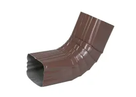 2526419 Amerimax Home Products Inc 2 Inch H X 3 W 9 L Brown Aluminum A Downspout Elbow