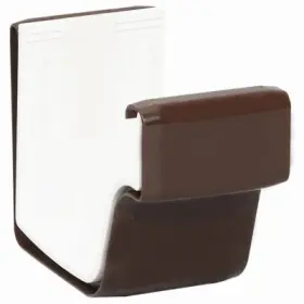 M1608 Amerimax Home Products Gutter Slip Joint Connector K-style Traditional Vinyl Brown 2-pc. 5- Inch -m1608