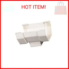 T0506 Amerimax Home Products Gutter Drop Outlet Vinyl White