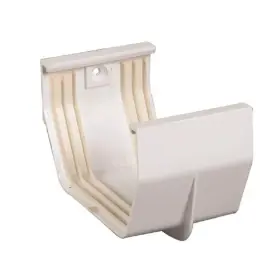 T0505 Amerimax Gutter Connector Vinyl White 6 Pack