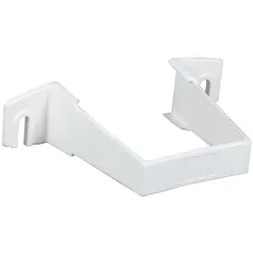 T0534 Amerimax 2 Inch Contemporary White Vinyl Square Downspout Clip