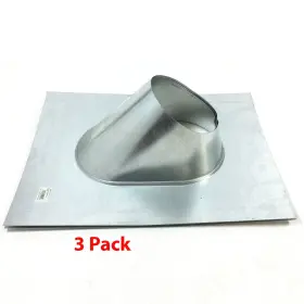 6ef12 Amerivent Steep Pitch Flashing Pack Of 3
