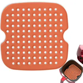 Amyandone 772467342381 Air Fryer Liner 8.5 Inch Square For 2-7 Quart Extra-thick Perforated S